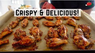 Crispy Salt And Pepper Chicken Wings Baked in Oven Recipe You’ll Love [upl. by Llednek]