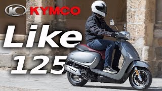 Kymco Like 125 2018 Prueba a fondo [upl. by Hamlani]