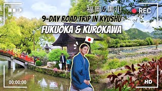 🎎EPIC 9Day Trip in Kyushu Japan  Ep 13  Fukuoka amp Kurokawa  Hakata Ramen Private Onsen amp More [upl. by Nylesoy]