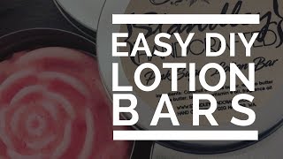 DIY Easy Massage Bars or Lotion Bars [upl. by Atinit]