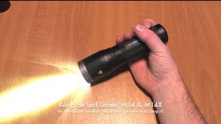 Led Lenser M14 en M14X review  ledscherpnl NLBE [upl. by Thistle]