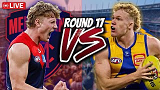 AFL  Melbourne Demons vs West Coast Eagles Round 17 [upl. by Talich120]