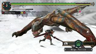 MHFU HR9  Long Sword vs Tigrex [upl. by Etnomal]