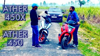 Ather 450X amp Ather 450 Test Ride  Owner Review [upl. by Sucramed]