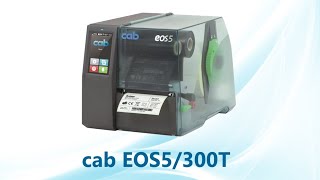 cab EOS5300T  Textile Label Printer [upl. by Etnuaed389]