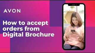 How to Accept Orders via Avon Digital Brochure [upl. by Yemac]