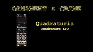 Ornament and Crime Quadraturia wShepards Tone Tutorial [upl. by Ettezoj]