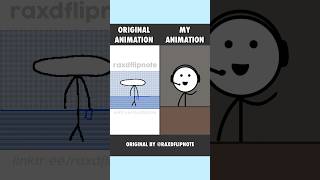 My animation VS Original Orig raxdflipnote [upl. by Richara351]