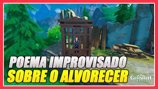 POEMA IMPROVISADO SOBRE O ALVORECER  GENSHIN IMPACT [upl. by Kidd]