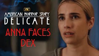 Anna Confronts Dex  Scene  American Horror Story Delicate  FX [upl. by Nnov]