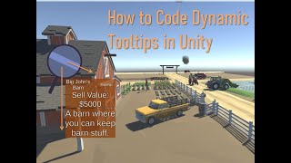 How to Code a Dynamic Tooltip in Unity GameObject DescriptionHelpInspection Popup [upl. by Goebel]