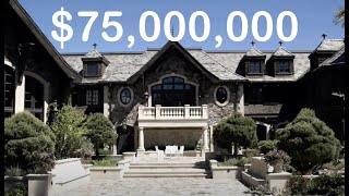 Inside a spectacular 75 million dollar estate in Lake Tahoe [upl. by Kapoor]