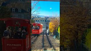 UBS Polybahn amp Zürich View🇨🇭eth universityofzurich polybahn zurich zürich switzerland autumn [upl. by Earley]