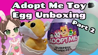 Adopt Me Toy Egg Unboxing Part 2 [upl. by Hayyifas]