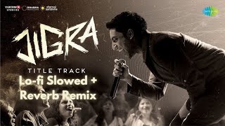 Jigra  Title Track  Vedang Raina  Alia Bhatt  Lofi Slowed  Reverb Remix [upl. by Royo563]