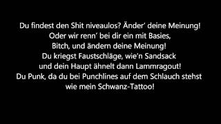 Kollegah amp Farid Bang  Stiernackenkommando Lyrics HQ [upl. by Kucik]