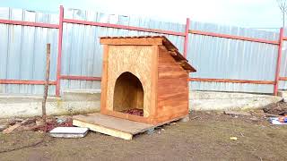 AM CONSTRUIT O CUSCA DE CAINE DE LA A LA ZDIY BUILD A DOG HOUSE [upl. by Ehcor]