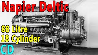 The Legendary Napier Deltic  88 Litre Opposed 2Stroke Triangle Engine [upl. by Ellenahc]