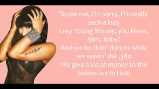 Nicki Minaj Bottoms Up Verse Lyrics [upl. by Hahsia]