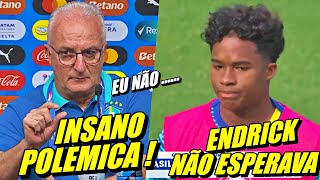 BRASIL CHOCADO  ENDRICK NEM ACREDITA  FALA DE DORIVAL GERA POLEMICA NA SELEÇÃO [upl. by Oirtemed827]