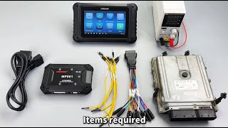 OBDSTAR DC706 Read and Write Benz MED17731 ECU with MP001 OBDII365 [upl. by Adaner649]