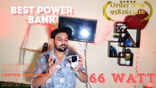 The Best Powerbank Money Can Buy 🤯Cheapest Power Bank With Best Quality 66Watt viralvideo [upl. by Eemyaj]