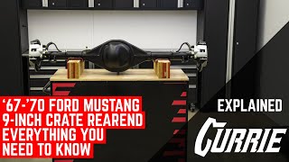 6770 FORD MUSTANG CURRIE CRATE REAREND  EVERYTHING YOU NEED TO KNOW  EXPLAINED [upl. by Lyrrehs957]