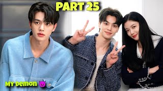 Part 25  Contract Marriage With A Handsome Demon 😈 My Demon Korean Drama Explained in Hindi [upl. by Estas]