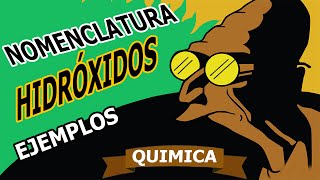 HIDROXIDOS  NOMENCLATURA  EJEMPLOS [upl. by Corly308]