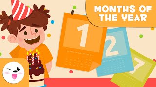 Months of the Year  Vocabulary for Kids [upl. by Netsirhc]