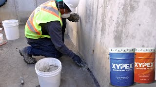 Xypex  How to Repair Leaking and Dry Concrete Joints [upl. by Zetrok]