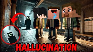 HALLUCINATION😨 Minecraft horror video in hindi [upl. by Thomson609]