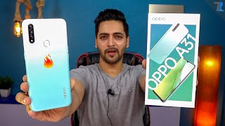 OPPO A31  Unboxing amp Hands On  Big Display Big Battery But🤔 [upl. by Acir276]