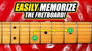 Fretboard Memorization TRICK to Instantly Name All the Notes [upl. by Badr]