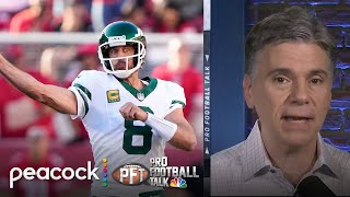 New York Jets’ Aaron Rodgers looked ‘rusty’ in loss 49ers  Pro Football Talk  NFL on NBC [upl. by Zulaledairam]