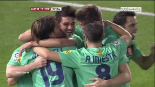 Barcelona vs Almeria 80 Highlights [upl. by Anatnom]