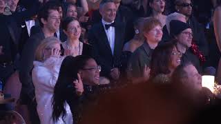 Watch MERYL STREEP OPRAH ED SHEERAN amp Audience Reactions At The 2024 GRAMMYs [upl. by Sowell]