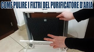 Come pulire i filtri del purificatore daria Winix [upl. by Harutak813]