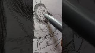 Hanuman ji drawing 🥰🥹 Bala ji 😍 shorts ytshorts hanumanjii drawing [upl. by Bashemath549]