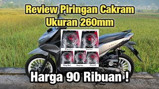 Review Pemasangan Piringan Cakram 260mm Di motor beat deluxe [upl. by Yremrej404]