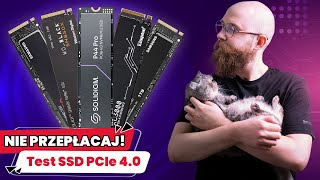 Jaki dysk PCIe 40 TEST napędów SSD  Samsung Kingston WD Black Solidigm [upl. by Ybok822]