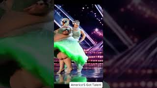 Beautiful obese girl dancing with swans leaves judges amazed [upl. by Nnylirej]