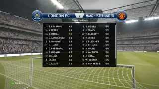 LETS PLAY Pro Evolution Soccer 2015 PC Chelsea vs Man Utd  First match [upl. by Nazario]