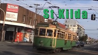 Trams in Melbourne  St Kilda amp Beyond  2009 [upl. by Lesnah]