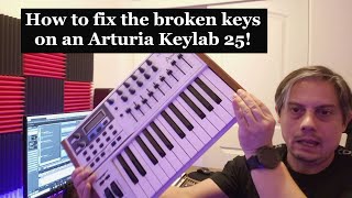 How to fix the Broken Keys on your Keylab [upl. by Stalder170]