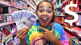 TIANA SPENDS £200 IN 10 MINUTES Toys Shopping Challenge [upl. by Adnarem]