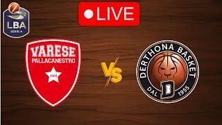 🔴 Live Varese vs Tortona  Live Play By Play Scoreboard [upl. by Gnivre749]