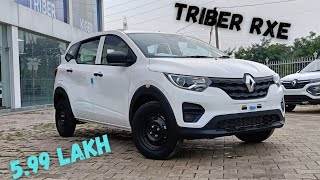 Renault Triber का Base Model RXE  2024 Triber RXE  Full Detailed Review ❤️ [upl. by Anawk882]