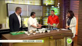 Elkészült a perui ceviche  20150227 tv2hufem3cafe [upl. by Sibyls]