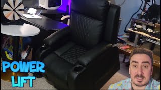 COMHOMA Electric Power Lift Recliner Chair Heat Massage USB Port Cup Holders amp Side Pockets [upl. by Siravrat]